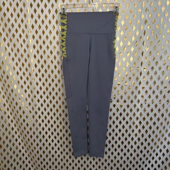 Fabletics Define PowerHold High-Waisted Legging leggings grey Pebble leaf size X - Picture 6 of 7